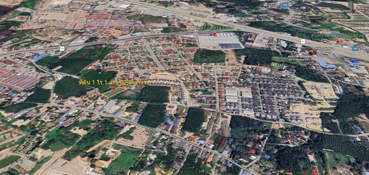 Land for sale Near Global House, Rayong, on the road 36 – รูปที่ 2