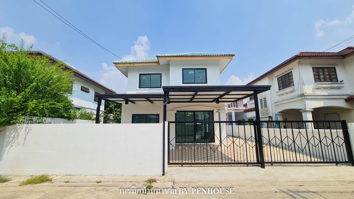 House for sale in the new vision area, Ban Suan, KC CAC, Home 6, Nimit New Rd. 40 Min Buri Hathairat, Lam Luk Ka House for sale in the new vision area, Ban Suan, KC CAC, Home 6, Nimit New Rd. 40 Min Buri Hathairat, Lam Luk Ka
