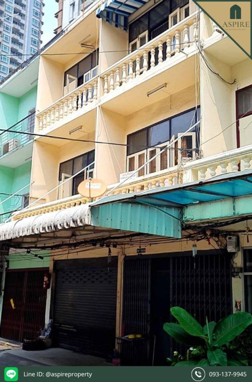 [ขาย] อาคารพาณิชย์ 3 ชั้น 4 ห้องติดกัน เพชรบุรี 36