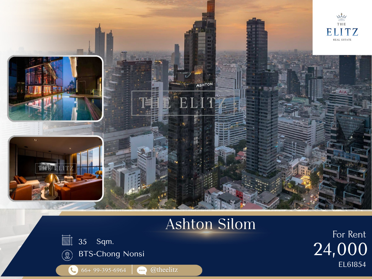 ✨ Lowest Price Ever &amp; Ready to Move In! Iconic Super Luxury landmark on Silom Road | 360-degree Alfresco Heated Pool &amp; Sky Lounge near BTS Chong Nonsi ✨ 