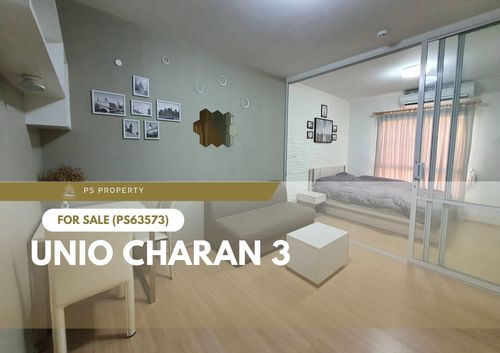 ขายด่วน 🔥 Unio Charan 3 🔥 เดินทางสะดวก ใกล้ BTS ตลาดพลู (PS63573)