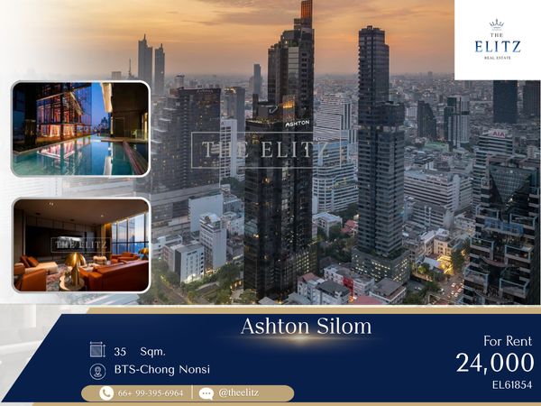 ✨ Lowest Price Ever & Ready to Move In! Iconic Super Luxury landmark on Silom Road | 360-degree Alfresco Heated Pool & Sky Lounge near BTS Chong Nonsi ✨ 