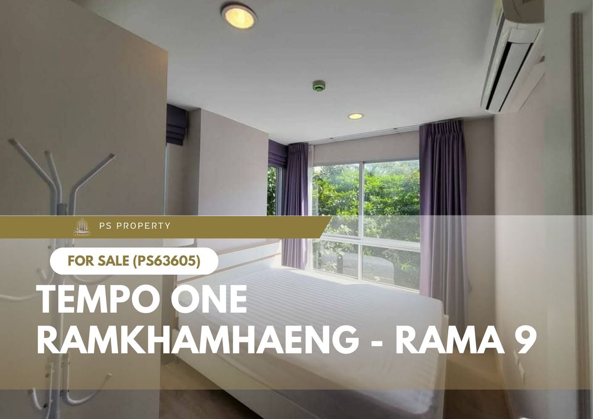 Urgent sale 🔥 Tempo One Ramkhamhaeng - Rama 9 🔥 Convenient transportation near the Orange Line (PS63605) Urgent sale 🔥 Tempo One Ramkhamhaeng - Rama 9 🔥 Convenient transportation near the Orange Line (PS63605)