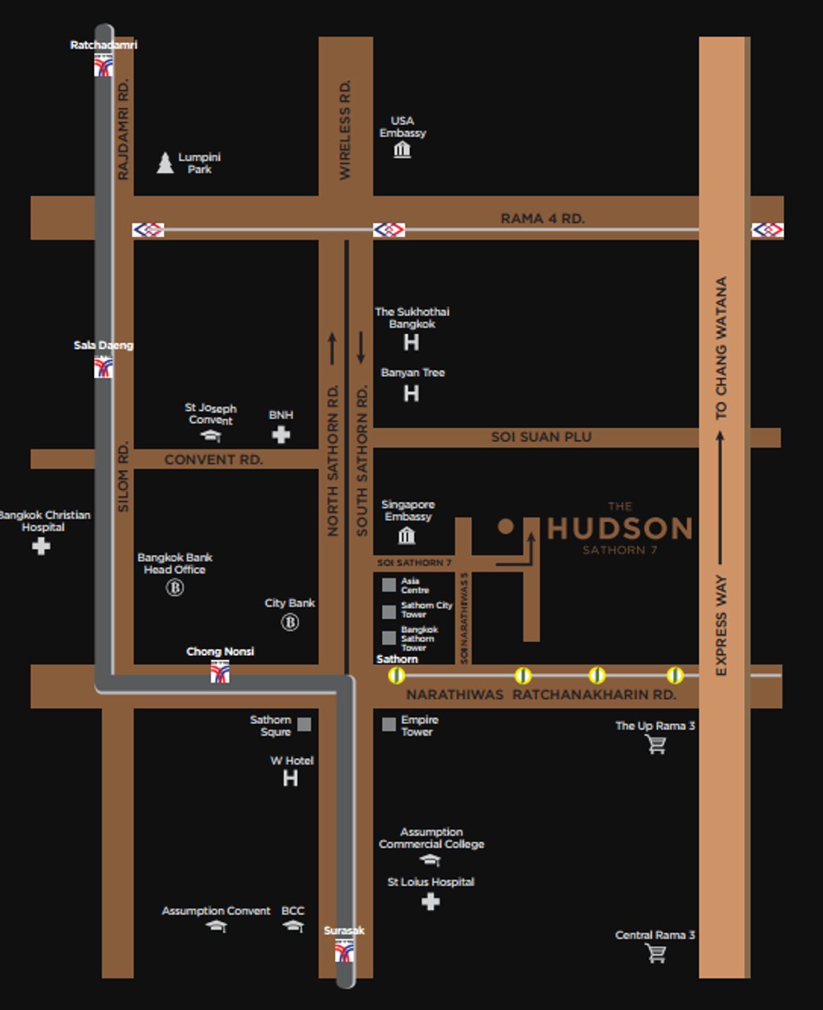 Condo for sale. The Hudson Sathorn 7, Low Rise Building, quiet, big room, convenient to travel 2 bedrooms, 2 bathrooms, size 85 square meters, more than the market. Condo for sale. The Hudson Sathorn 7, Low Rise Building, quiet, big room, convenient to travel 2 bedrooms, 2 bathrooms, size 85 square meters, more than the market.