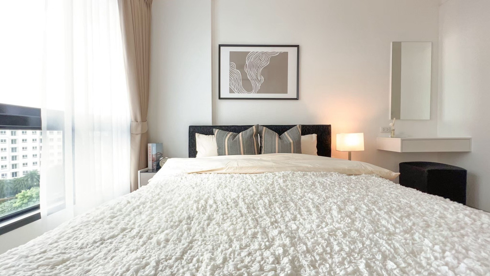 For rent: iCondo Serithai Green Space, beautiful room exactly as described, fully furnished, very special, rental price only 10,000 baht, inquire at Line: @starcondo – รูปที่ 3