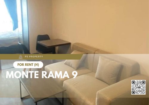 Rent 🔥 Monte Rama 9 🔥 Near MRT Ramkhamhaeng, Furniture and Electrical Appliances