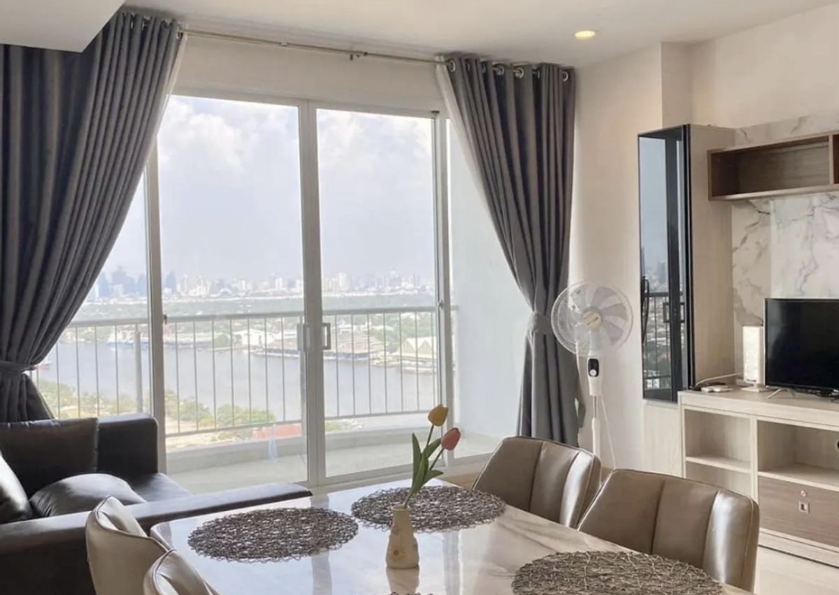 (T0061) Best Price !!  Supalai Riva Grand Rama3 99 SQM Price 9,900,000 BAHT Only
