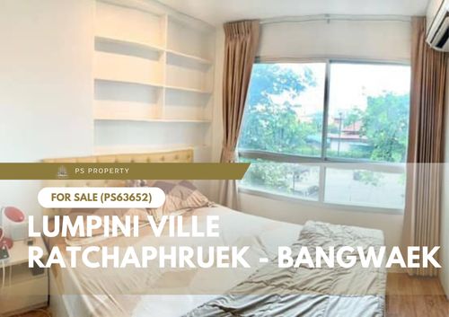 Urgent sale ✨ Lumpini Ville Ratchaphruek - Bangwaek ✨ Near BTS Bang Wa furniture and complete electrical appliances (PS63652)
