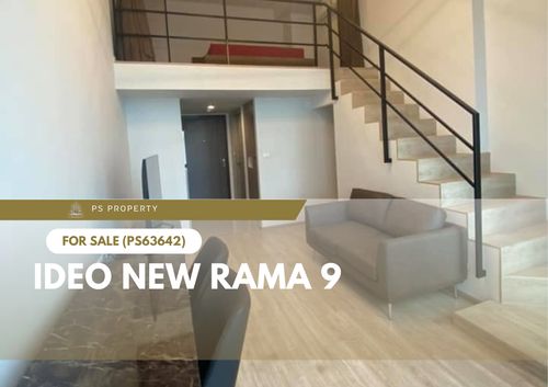 ขายด่วน 🔥 IDEO New Rama 9🔥 เดินทางสะดวก ใกล้ Airport Link รามคำแหง(PS63642)