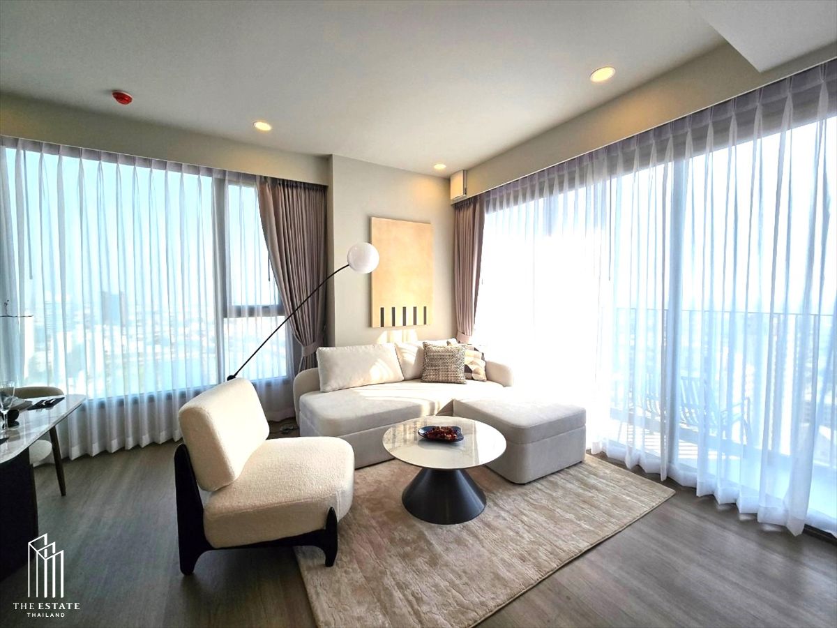 For rent Whizdom The Forestias (Destinia) เป็นห้องที่ขนาดใหญ่ที่สุดในชั้น 91.53  sq.m. 3 bedroom @90,000 Baht – รูปที่ 4