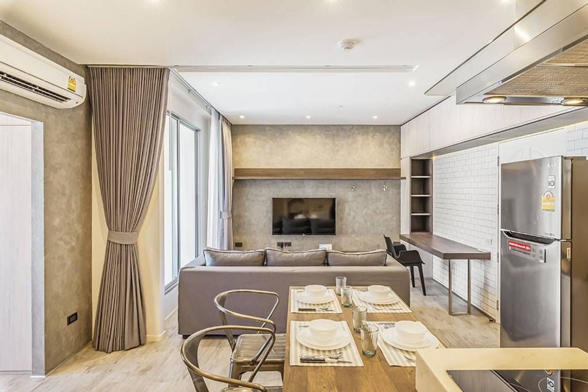 For Rent Pathumwan Resort 2 Bed Renovated Room 💜 – รูปที่ 2