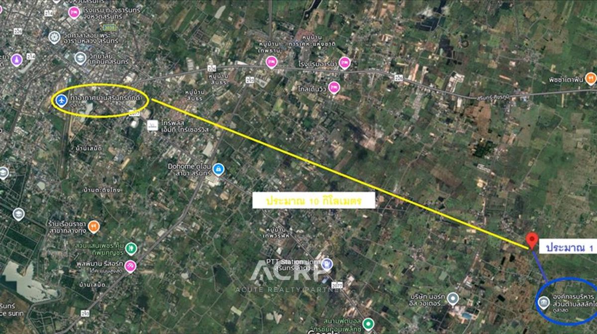 Large angle land for sale, 30 rai 2 ngan 35 sq.w., Salak Dai Subdistrict, Mueang District, Surin Province – รูปที่ 4