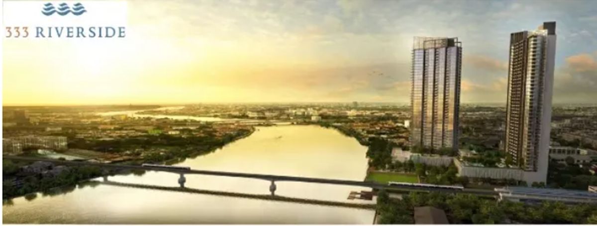 Condo for sale, Bang Pho BTS, next to the Chao Phraya River 333 River Size Condo for sale, Bang Pho BTS, next to the Chao Phraya River 333 River Size