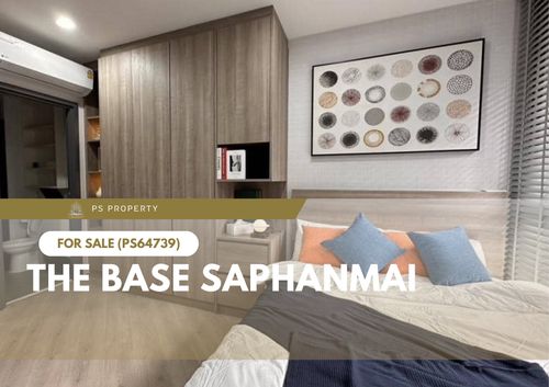 Urgent sale 🔥 The Base Saphanmai 🔥 with furniture and electric train, Green Line (PS64739)