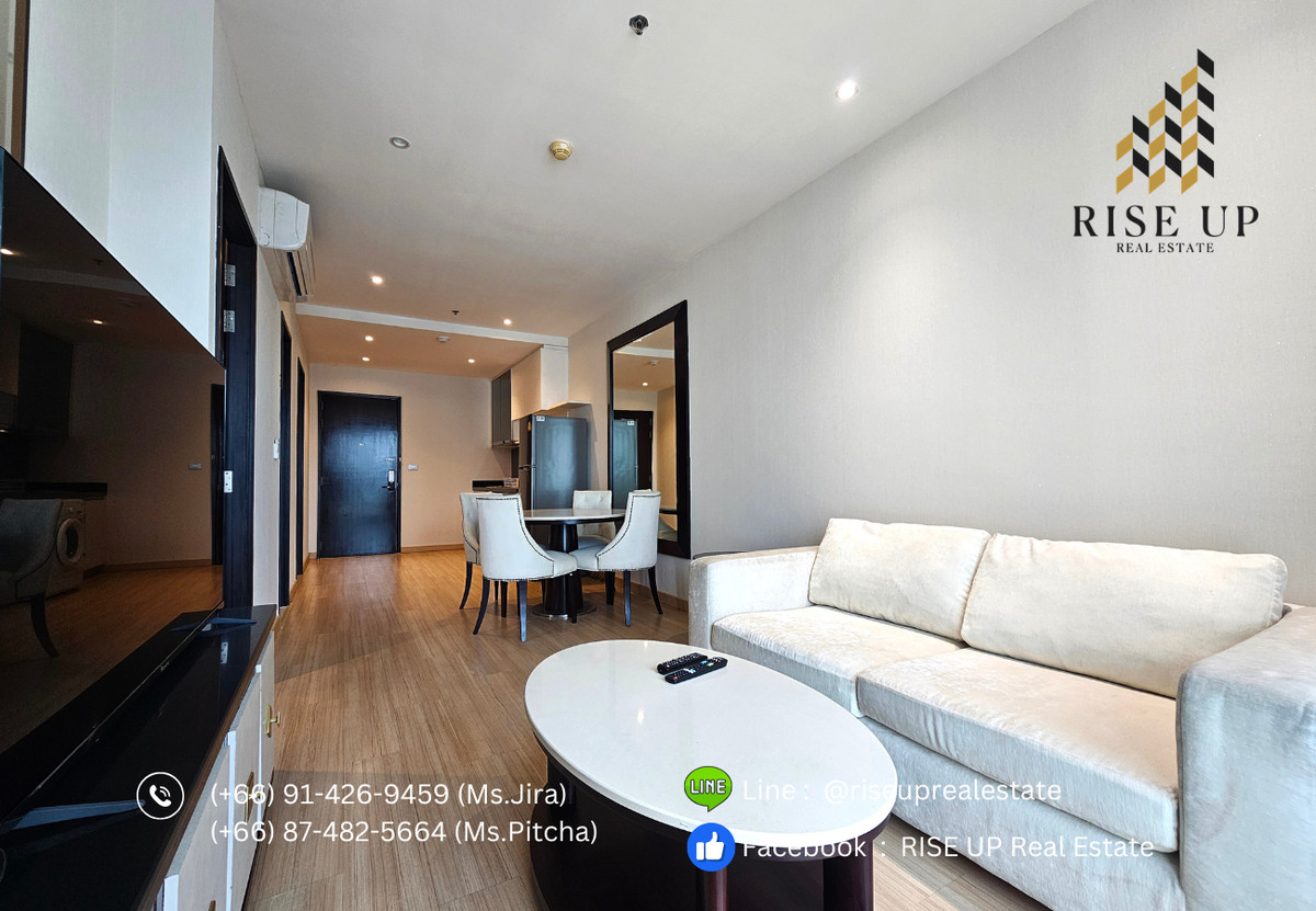 คอนโดให้เช่า📣 Sky Walk Condo, 2 ห้องนอน, 1 ห้องน้ำ, ขนาด 60 ตารางเมตร 🔥 45,000 บาท/เดือน🔥 – รูปที่ 2