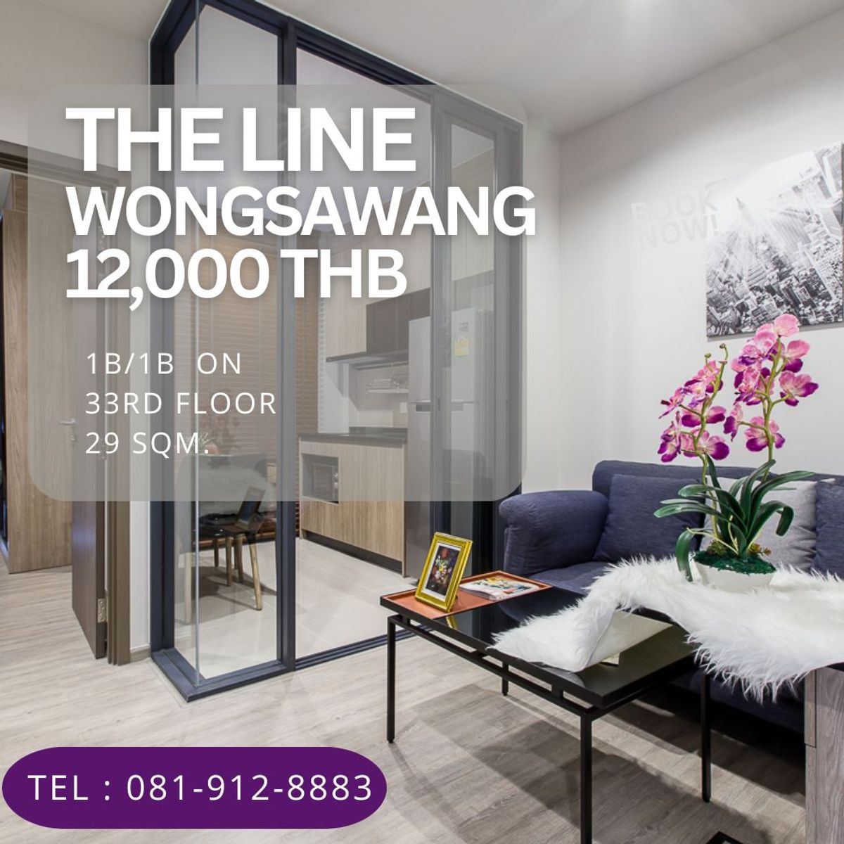 🩷The Line Wongsawang Rent 12,000 THB 🩷 🩷The Line Wongsawang Rent 12,000 THB 🩷
