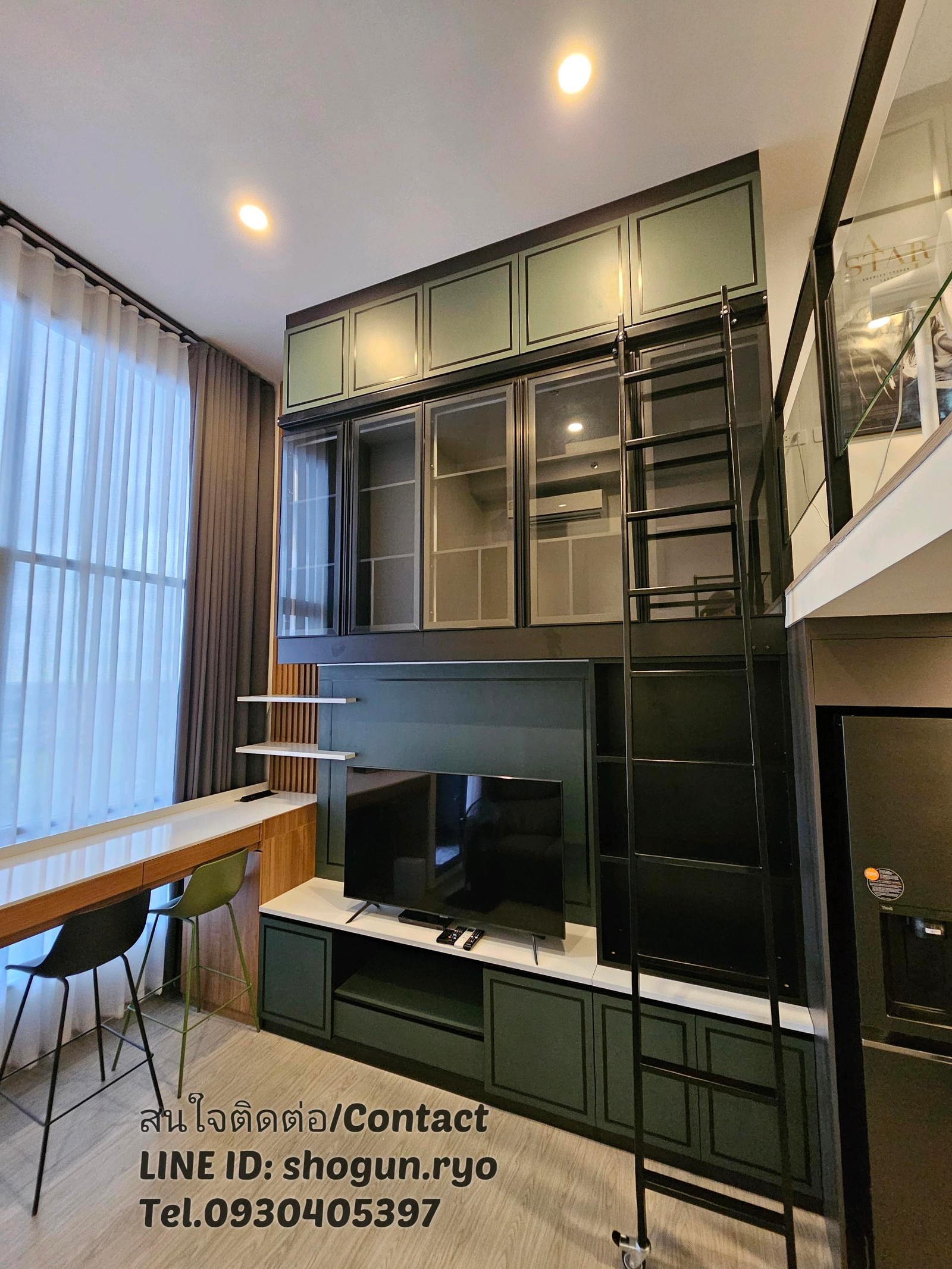 🚝 Duplex 2 ชั้น, Free WiFi, built-in สวยตาแตก, type พิเศษ 39 ตรม.📍 Origin Plug &amp; Play Ramkhamhaeng 103 (ใกล้ MRT แยกลำสาลี &amp; เดอะมอลล์บางกะปิ)