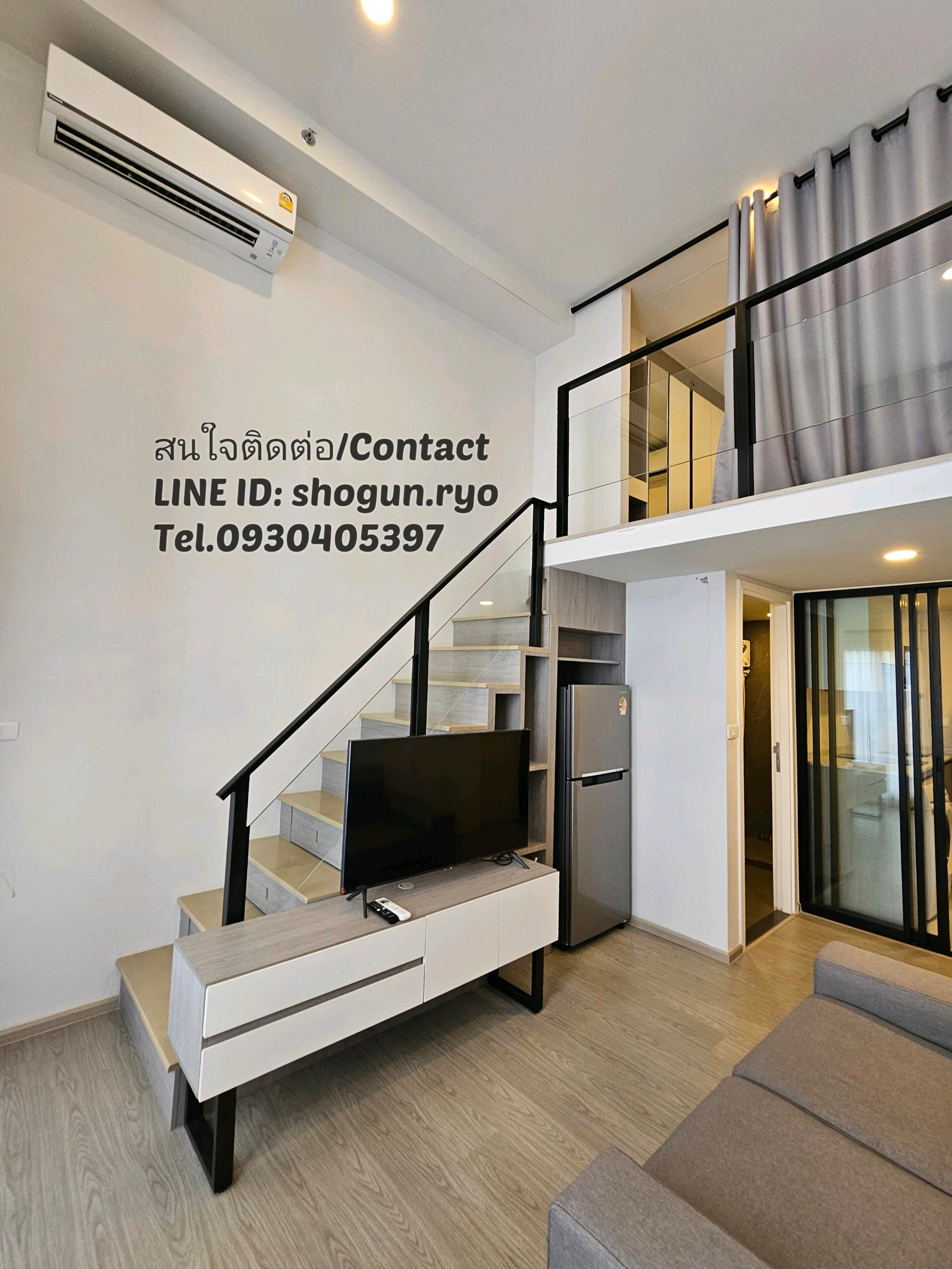 🚝 Duplex 2 ชั้น, Free WiFi,📍 Origin Plug & Play Ramkhamhaeng 103 (ใกล้ MRT แยกลำสาลี & เดอะมอลล์บางกะปิ) – รูปที่ 3