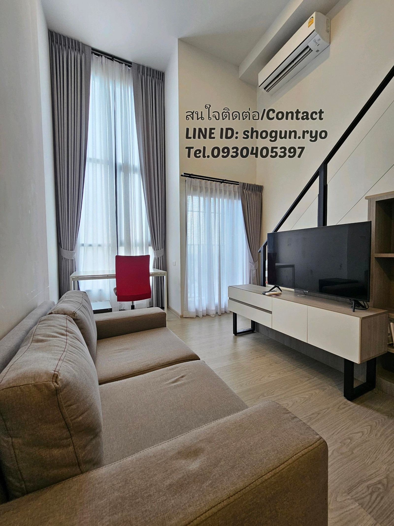 🚝 Duplex 2 ชั้น, Free WiFi,📍 Origin Plug & Play Ramkhamhaeng 103 (ใกล้ MRT แยกลำสาลี & เดอะมอลล์บางกะปิ)