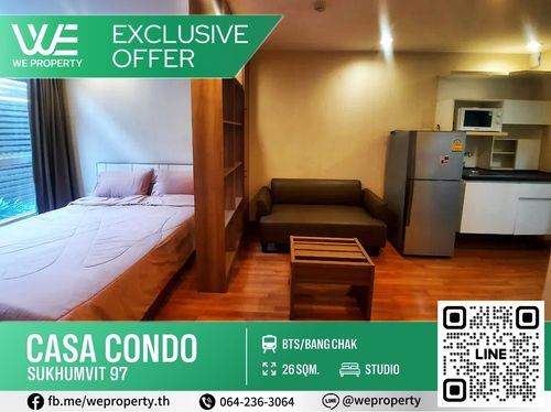 ห้องสวยเฟอร์ฯครบ ราคาดีมาก⭐Casa Condo Sukhumvit 97 (คาซ่า คอนโด สุขุมวิท 97)