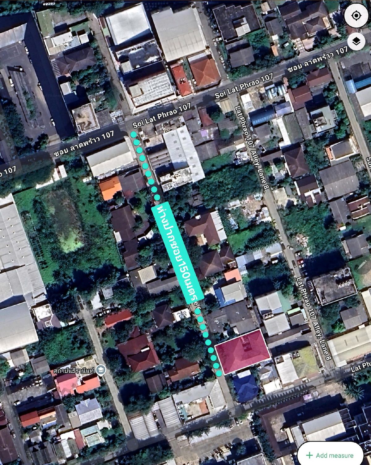 ขายที่ดิน+บ้าน 2 ชั้นพื้นที่ 152 ตรว. ซอยลาดพร้าว 107 คลองจั่น เขตบางกะปิ กทม. ใกล้โรงพยาบาลเวชธานี ขายที่ดิน+บ้าน 2 ชั้นพื้นที่ 152 ตรว. ซอยลาดพร้าว 107 คลองจั่น เขตบางกะปิ กทม. ใกล้โรงพยาบาลเวชธานี