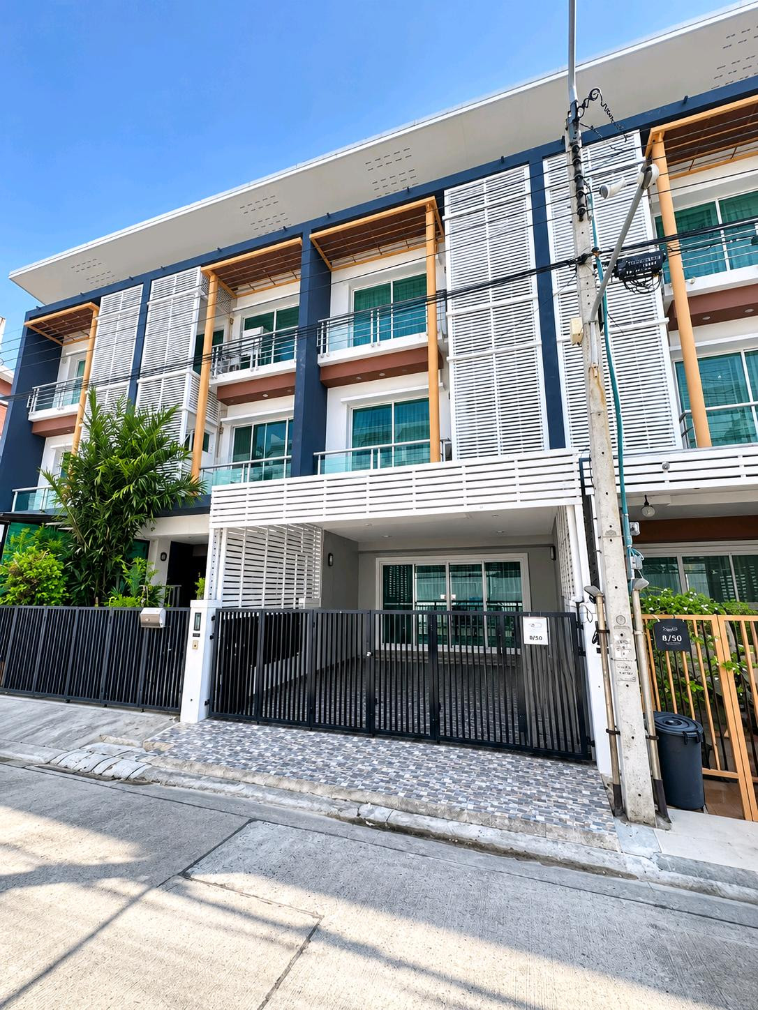 ❄️✨️ Townhome for rent Don Mueang Vibhavadi • Fully furnished Ready to move in, near the airport • 3 bedrooms • 4 car parking spaces • 5 air conditioners – รูปที่ 2