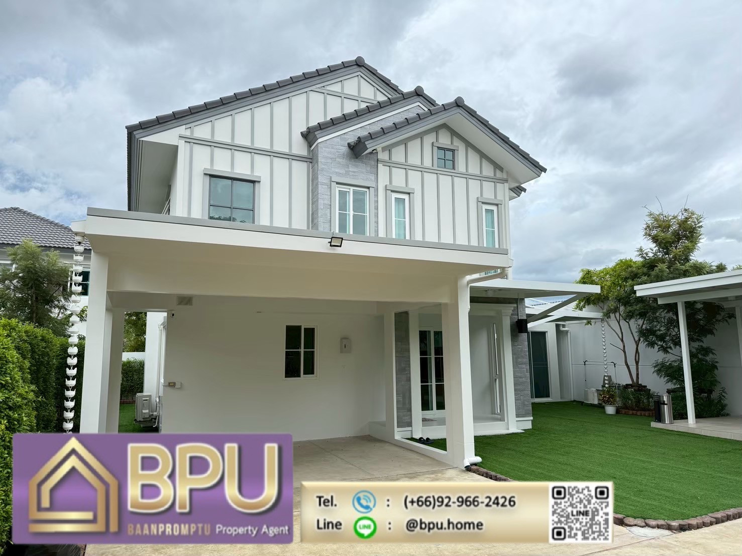 🏡 ให้เช่าบ้านเดี่ยว Villaggio 3 ศรีนครินทร์–บางนา | บ้านหลังใหญ่ ที่ดิน 92 ตร.ว. | 4 ห้องนอน + ห้องอเนกประสงค์ | จอดรถ 4 คัน | เฟอร์นิเจอร์ครบ | 80,000 บาท/เดือน