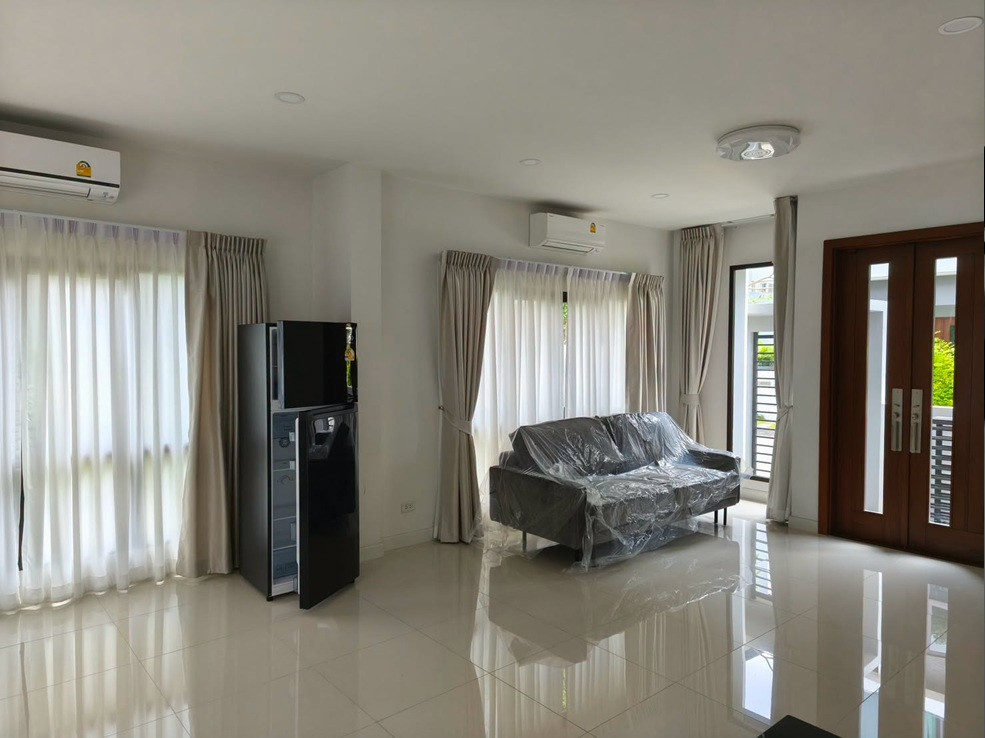 For Rent for rent, detached house, luxury house, 2 -storey house, Nantawan Ram Inthra, Phahonyothin 50, Theprak Road (New Road), very beautiful house, full furniture, Fully Furnished living / China WELCOME – รูปที่ 3