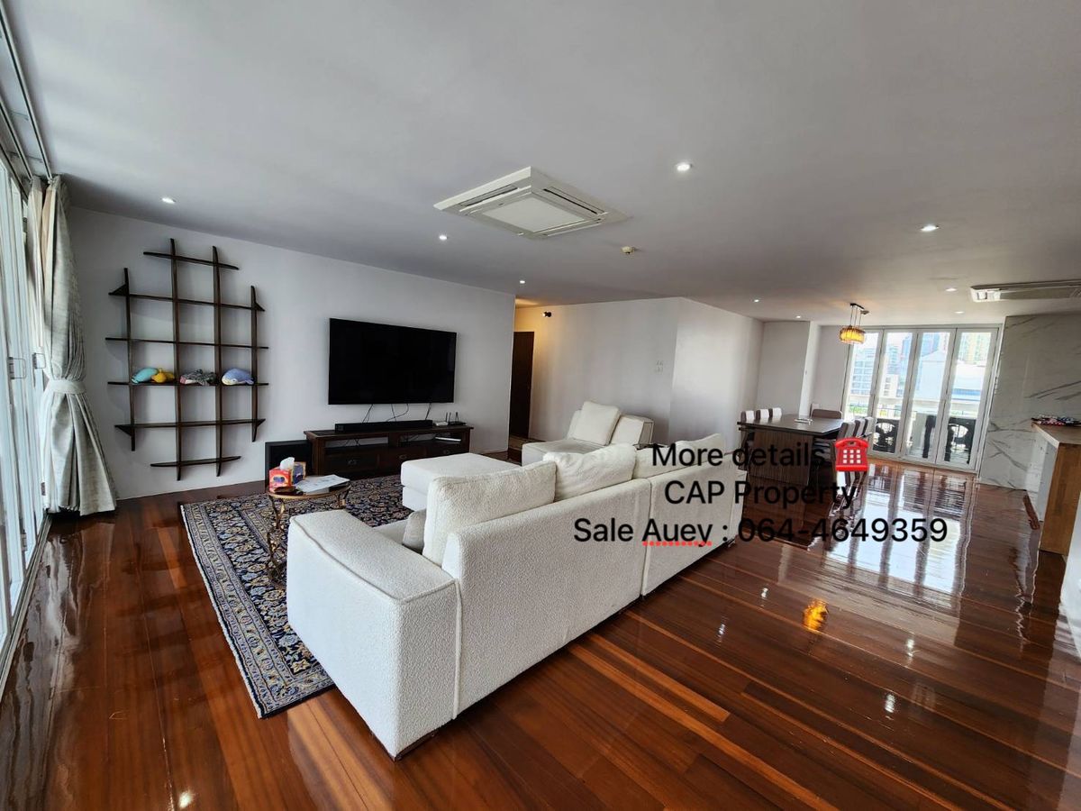 Low Rise (3 Bed 256 Sqm) RENT 🐱🐶 Pet Friendly @BTS Asoke - 130,000 THB Negotiable – รูปที่ 3