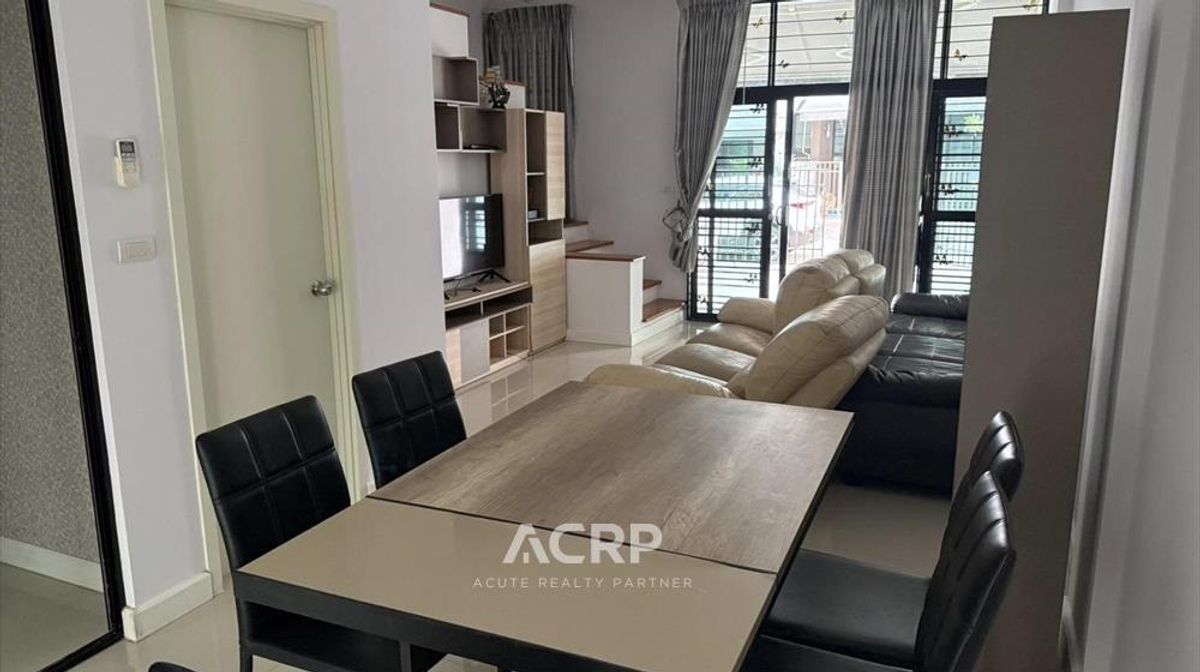 For Sale !! ทาวน์โฮม 3ชั้น ฟลอร่าวงศ์สว่างใกล้รถไฟฟ้า MRT สายสีม่วง สถานีแยกติวานนท์ เพียง 500 เมตร – รูปที่ 2