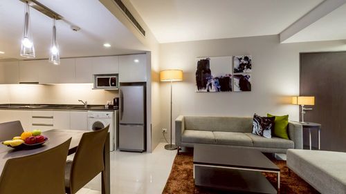 ✨ 1 bedroom condo for rent, decorated with furniture And electrical appliances ready to use Beautiful bedroom, convenient to travel near BTS Asoke
