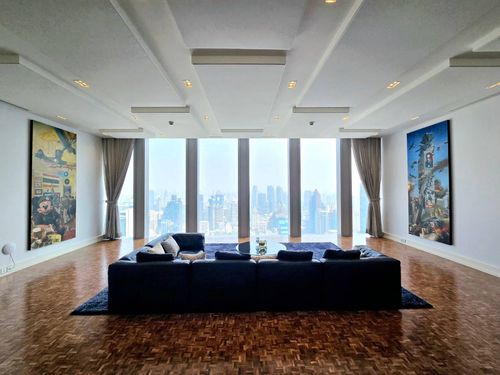 ♦ Prime Location ♦ ชั้น 55++ 400.00 ตร.ม. | 4 ห้องนอน 4 ห้องน้ำ | ใกล้ BTS ช่องนนทรี 2 นาที, คิง เพาเวอร์ มหานคร 3 นาที, ตรีนิตีมอลล์ 3 4 นาที