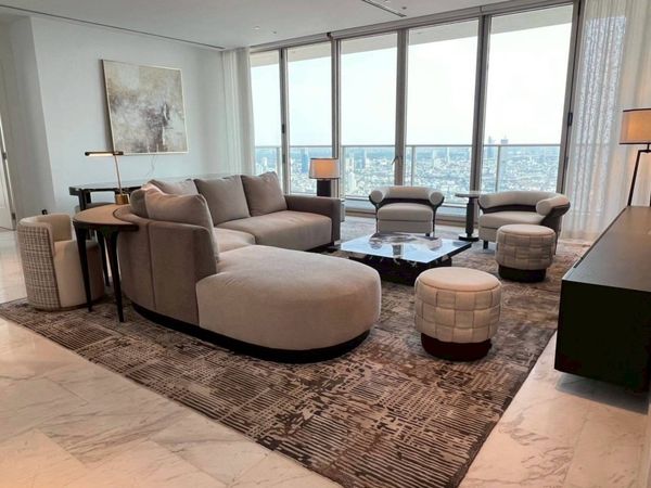 ❖ Prime Location ❖ ชั้น 50+ 379.00 ตร.ม. | 4 ห้องนอน 5 ห้องน้ำ | ใกล้รถไฟฟ้า BTS สะพานตากสิน 6 นาที, เอเชียทีค เดอะ ริเวอร์ฟรอนท์ 5 นาที