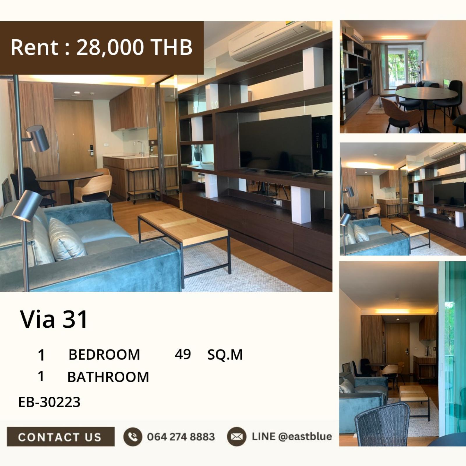 11/08/2026, 🏠 เช่า คอนโด 1 ห้องนอน เวีย 31 เฟอร์ครบ พร้อมเข้าอยู่ 28,000 บาท/เดือน 0642748883 11/08/2026, 🏠 เช่า คอนโด 1 ห้องนอน เวีย 31 เฟอร์ครบ พร้อมเข้าอยู่ 28,000 บาท/เดือน 0642748883