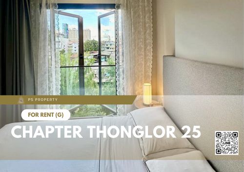 ให้เช่า 📍 Chapter Thonglor 25 📍 ใกล้ BTS ทองหล่อ เฟอร์นิเจอร์ และ เครื่องใช้ไฟฟ้าครบ 