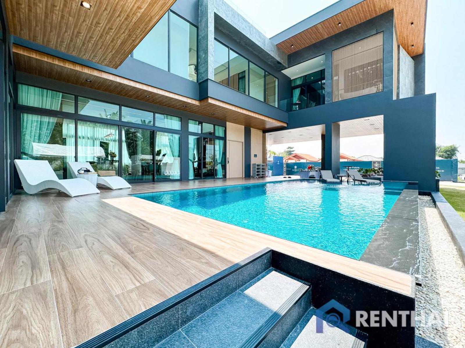 Stunning 3-Story Pool Villa in Pattaya  Spacious Design, Modern Living & Ultimate Comfort – รูปที่ 3