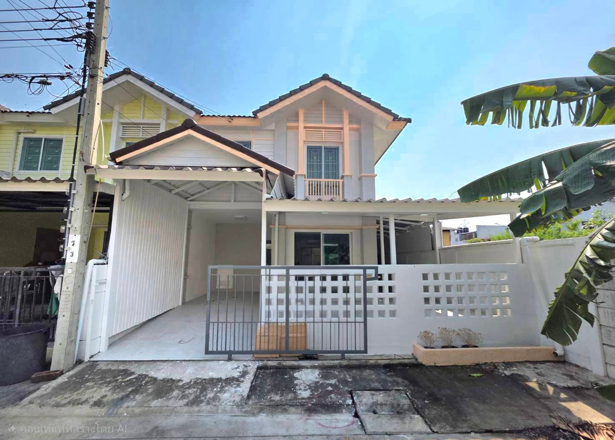 Rent a Townhome, Pruksa Ville 53/2 Sakae Ngam - Rama 2, near Lotus Rama 2, just 5 minutes. Rent a Townhome, Pruksa Ville 53/2 Sakae Ngam - Rama 2, near Lotus Rama 2, just 5 minutes.