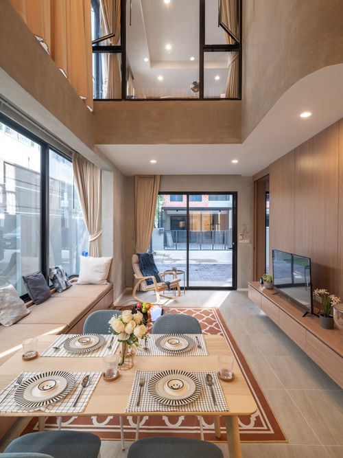 🏛️Britloft โชคชัย 4✨ทาวน์โฮม 3.5 ชั้น แปลงมุม พร้อมสวนส่วนตัว ขนาด 237 ตร.ม. 24.7 ตร.ว. | 3 ห้องนอน 4 ห้องน้ำ 2 ที่จอด เริ่ม 9.9 MB ติดต่อนัดชม Tel.0922635410 (เอิร์ธ)