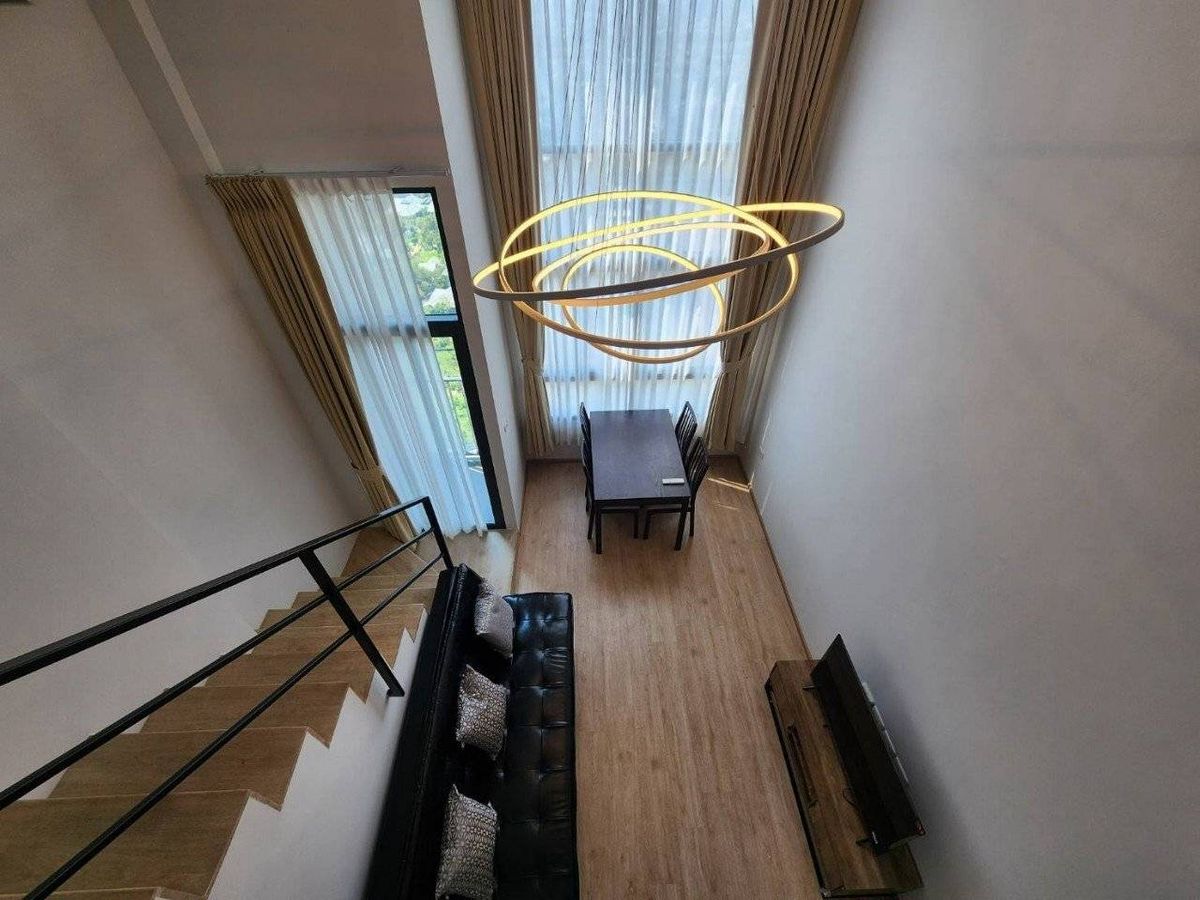 ให้เช่าคอนโด ไอดีโอ พระราม 9-ตัดใหม่ [Ideo New Rama 9] ห้อง Duplex ว่างพร้อมย้ายเข้า 5 ม.ค.69