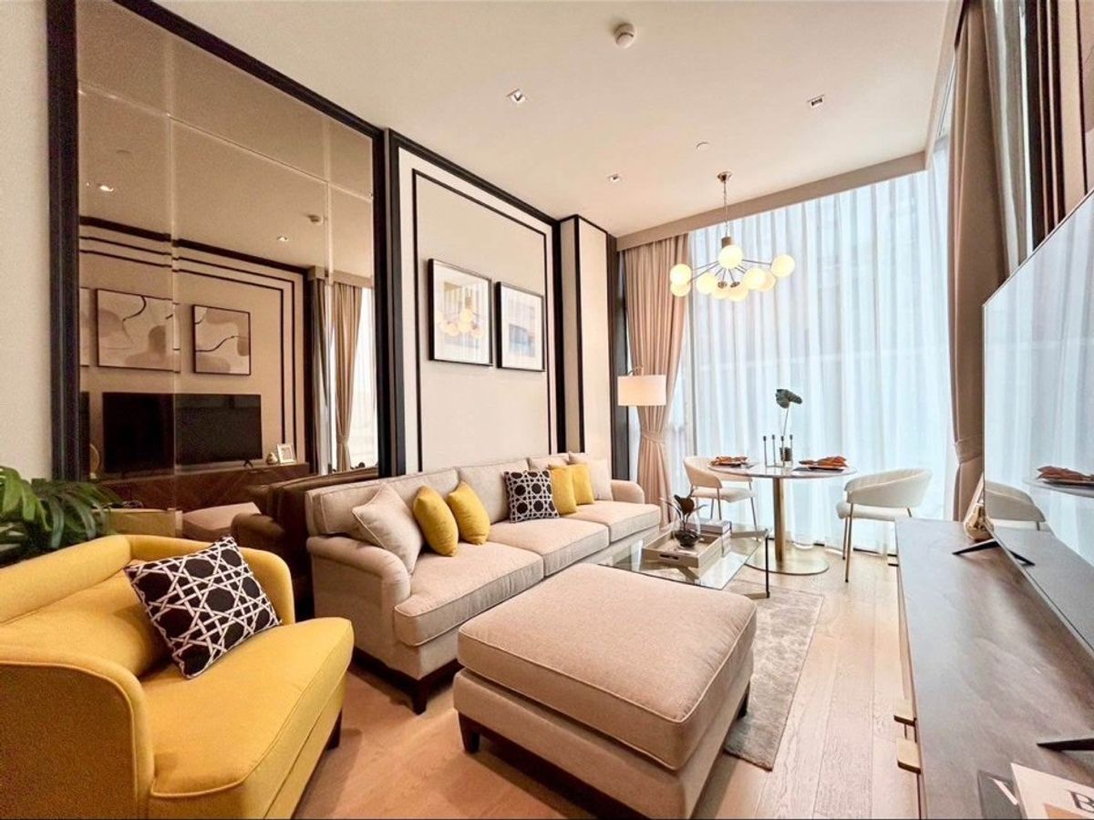 ♦ Luxury Urban Oasis Skyline ♦ ชั้น 15+ 44 ตร.ม. 1 ห้องนอน | ตกแต่งครบ ฝั่งทิศตะวันออก | คอนโดใกล้ เซ็นทรัล ชิดลม 210 ม., BTS ชิดลม 400 ม. – รูปที่ 4