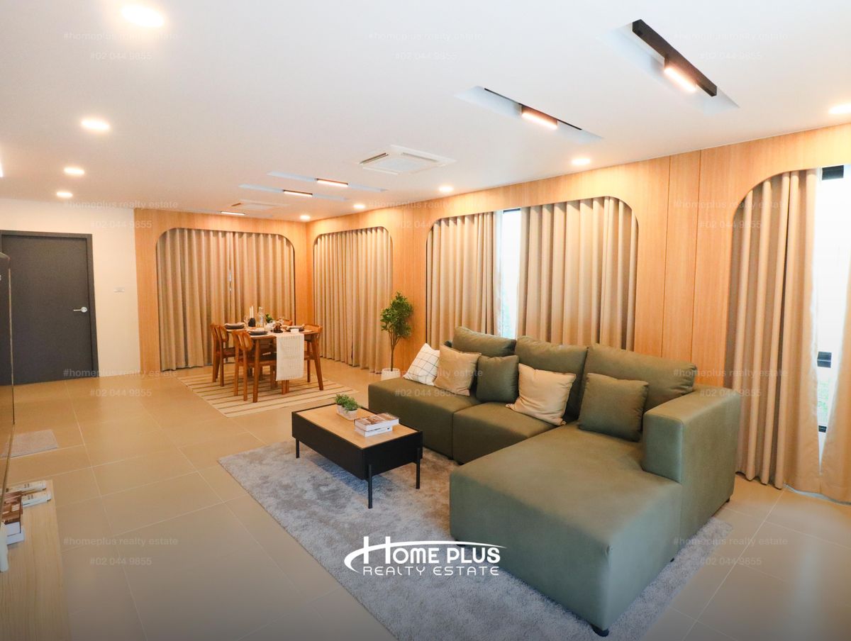 บ้านแฝด โครงการมนทรีโอ แกรนด์ ศรีราชา (Montrio Grand Sriracha) ใกล้สวนเสือ – รูปที่ 4