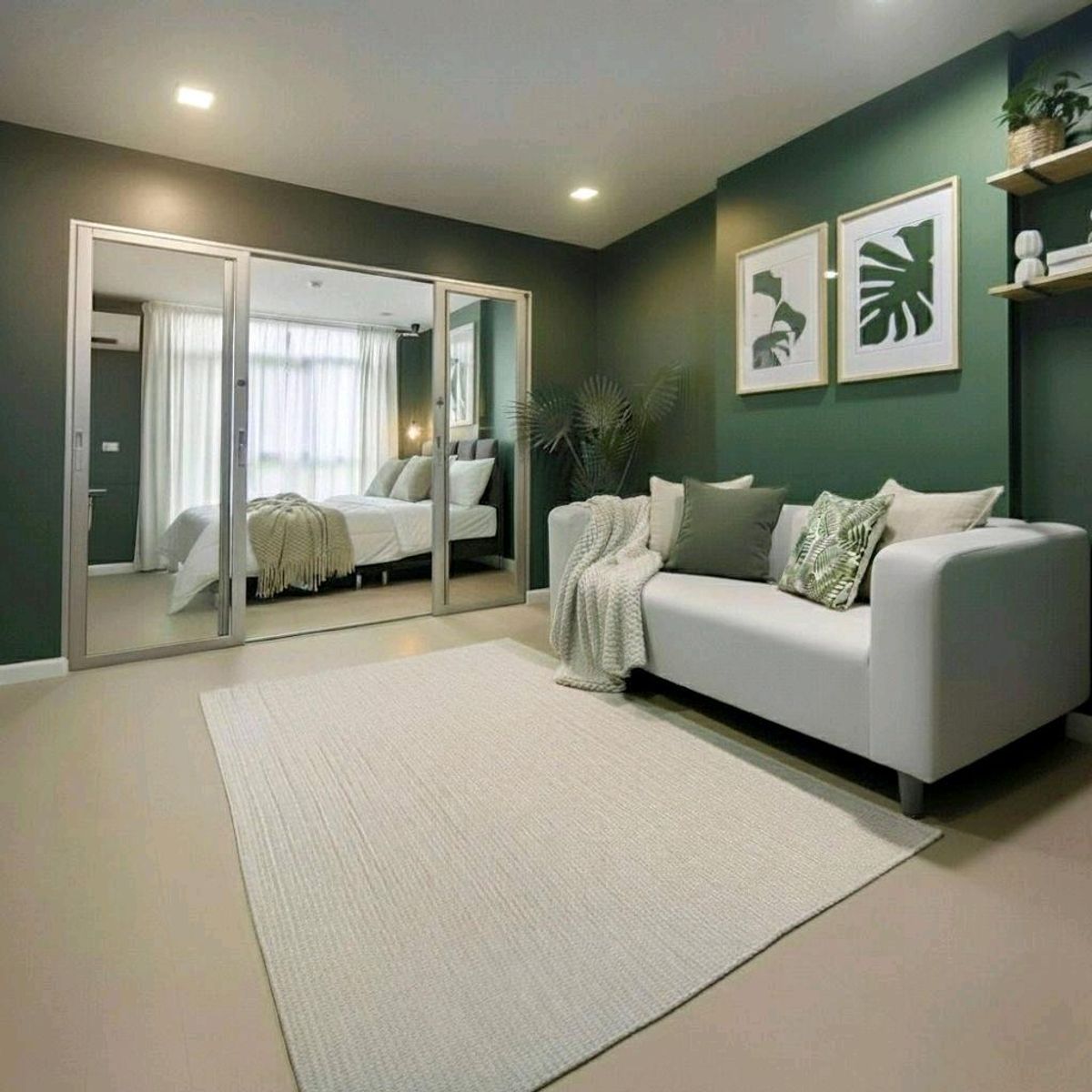 ห้องสวยตรงปก วิวสวน⭐Casa Condo Sukhumvit 97 (คาซ่า คอนโด สุขุมวิท 97) – รูปที่ 2