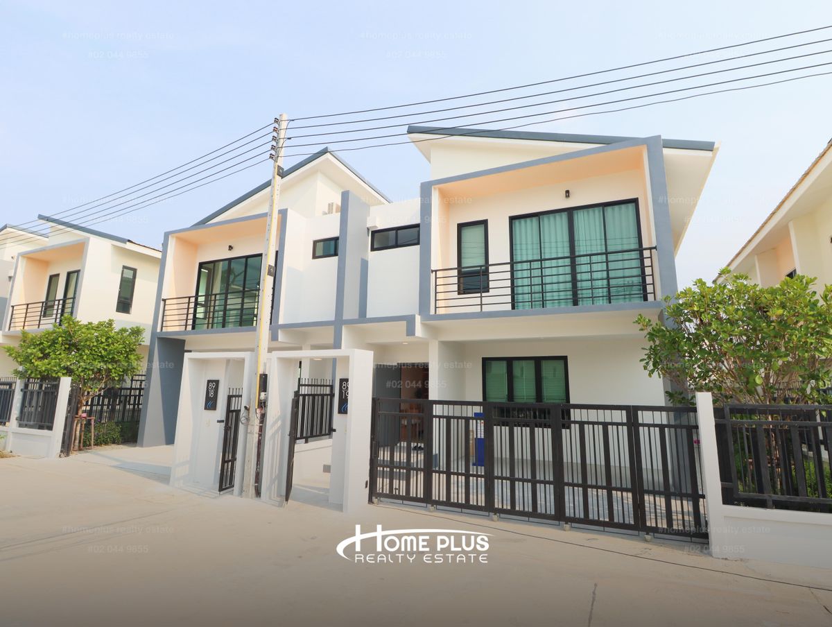 บ้านแฝด โครงการมนทรีโอ แกรนด์ ศรีราชา (Montrio Grand Sriracha) ใกล้สวนเสือ – รูปที่ 2