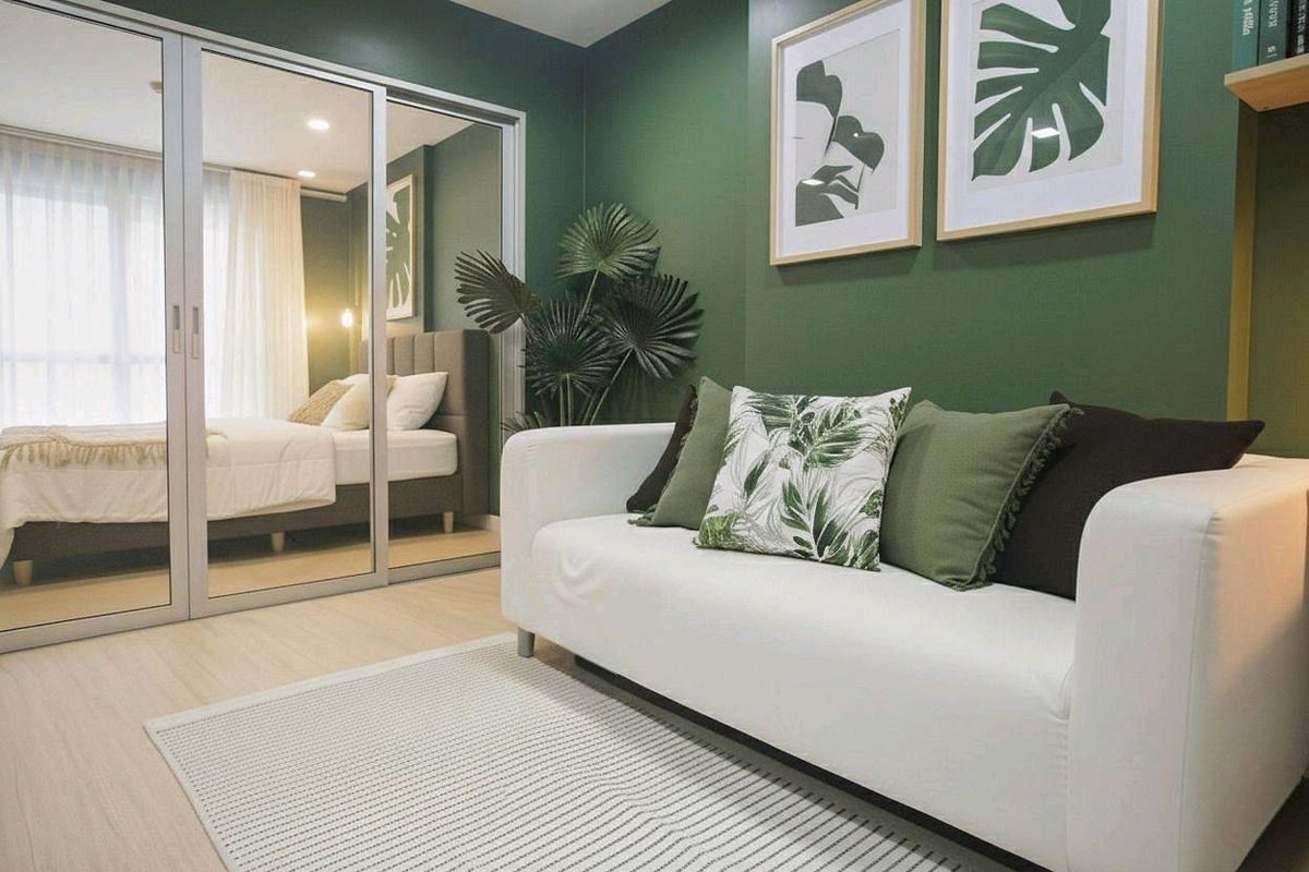 ห้องสวยตรงปก วิวสวน⭐Casa Condo Sukhumvit 97 (คาซ่า คอนโด สุขุมวิท 97) – รูปที่ 3