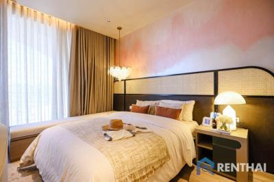 Arom Jomtien สตูดิโอ 33 ตร.ม.  วิวทะเล ดีไซน์หรู ทำเลติดหาด ราคาเพียง 5.39 ล้านบาทสามารถเป็นเจ้าของได้ก่อนใคร