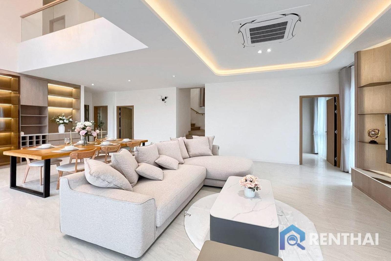 พร้อมเข้าอยู่ บ้านเดี่ยวสไตล์โมเดิร์น 4 ห้องนอน 4 ห้องน้ำ ในพัทยา – รูปที่ 3