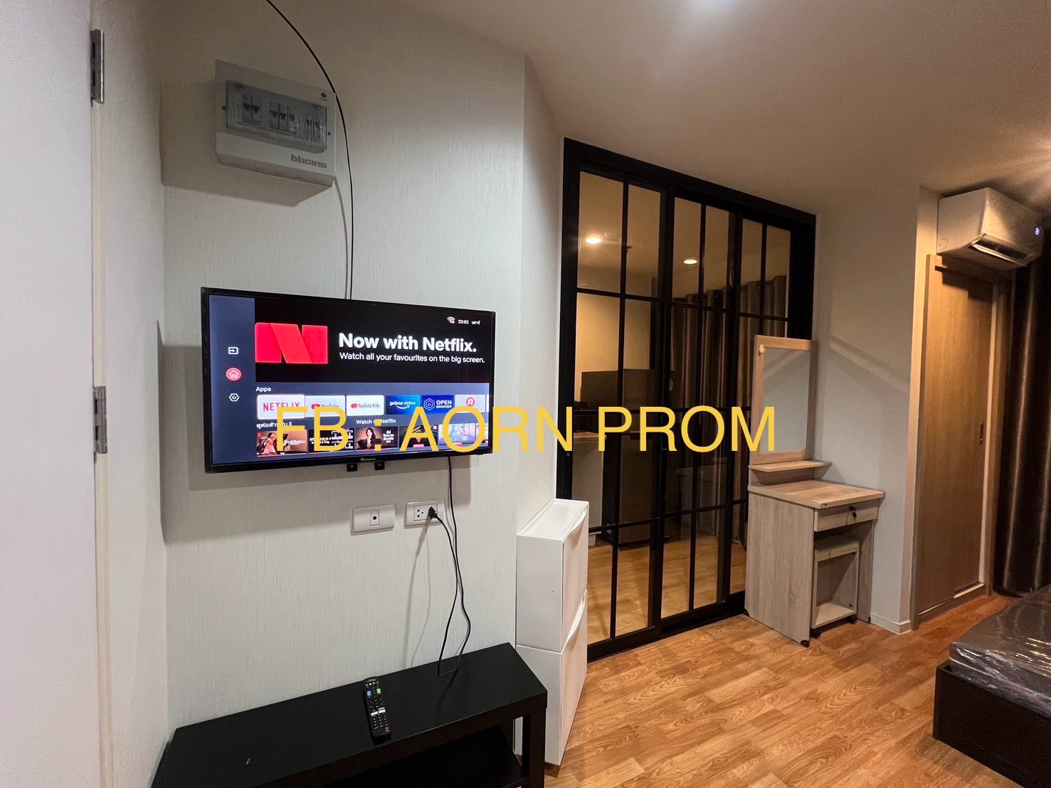 💥พร้อมอยู่ รีโนเวทใหม่ สวยมาก 💥 ลุมพินี พาร์ค เพชรเกษม 98 (Lumpini Park Phetkasem 98) อาคาร D ทำประตูกั้นห้องครัวใหม่ วิวสวนโครงการ ห้องสวย สะอาด ทาสีใหม่ ติดผ้าม่านใหม่  🌈 สมาร์ททีวี 32 นิ้ว ใหม่, ตู้เย็น
