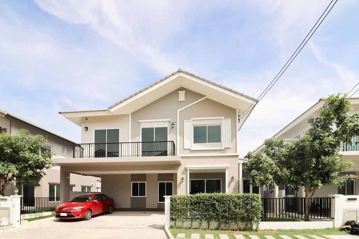 ♦ Modern Luxury ♦ 2 ชั้น | 4 ห้องนอน, 5 ห้องน้ำ, 3 ที่จอดรถ | 60.00 ตร.ว., 255.00 ตร.ม. | บ้านเดี่ยว ใกล้  เดอะวอล์ค ราชพฤกษ์ 8 นาที, เซ็นทรัล เวสต์วิลล์ 9 นาที