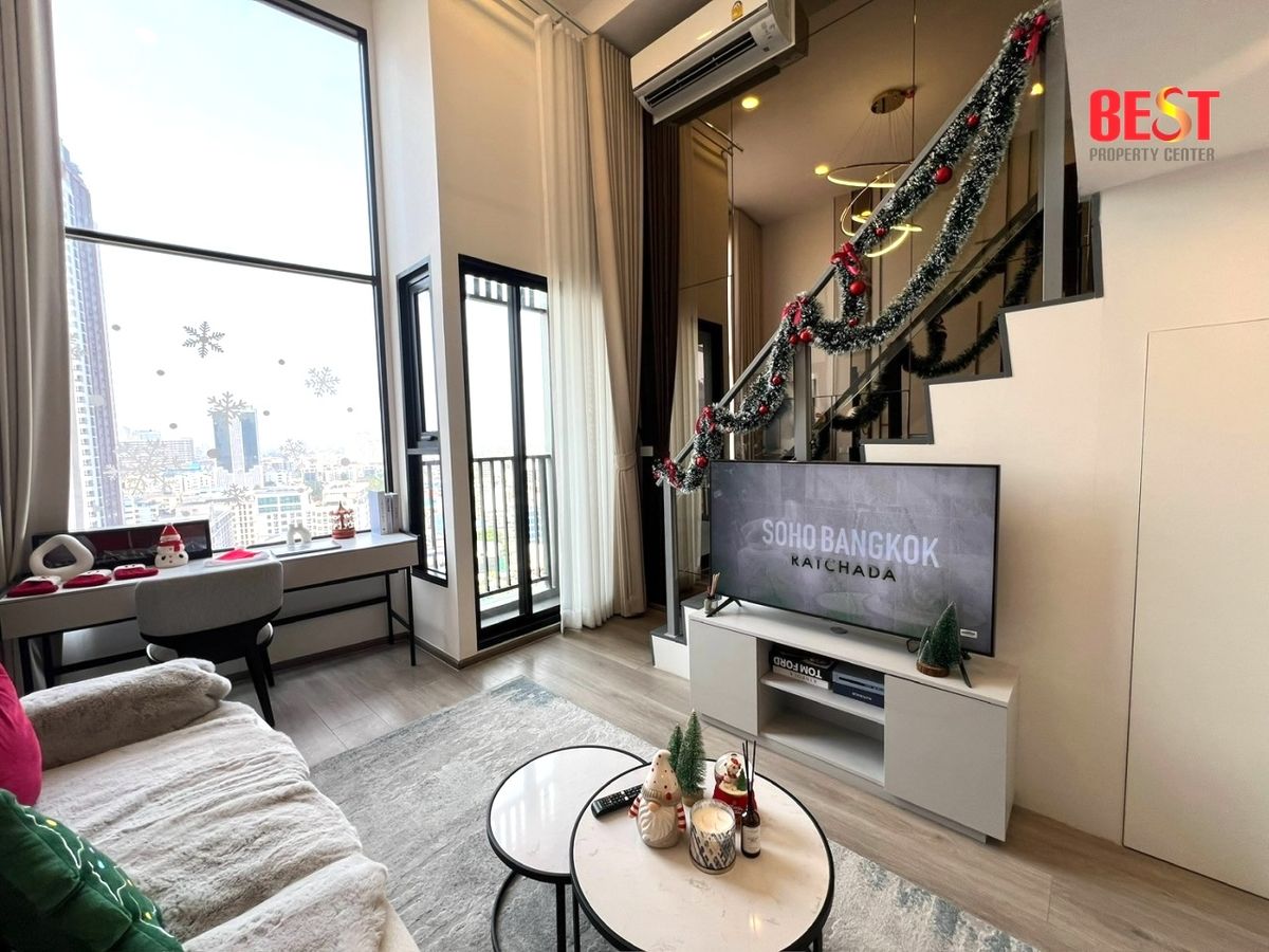 ขาย คอนโดใหม่ มือหนึ่ง SOHO Bangkok Ratchada กู้ได้เต็ม หรือ จะผ่อนตรงก็ได้  – รูปที่ 2