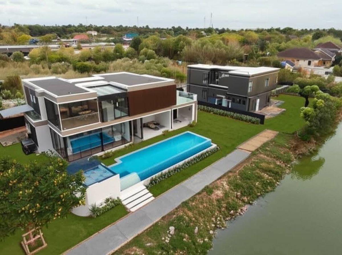 📢👇 Land for Sale with a choice of 4 luxurious modern house designsLocation: Lakewood Country Club, Bangna-Trad Km.18 📢👇 Land for Sale with a choice of 4 luxurious modern house designsLocation: Lakewood Country Club, Bangna-Trad Km.18